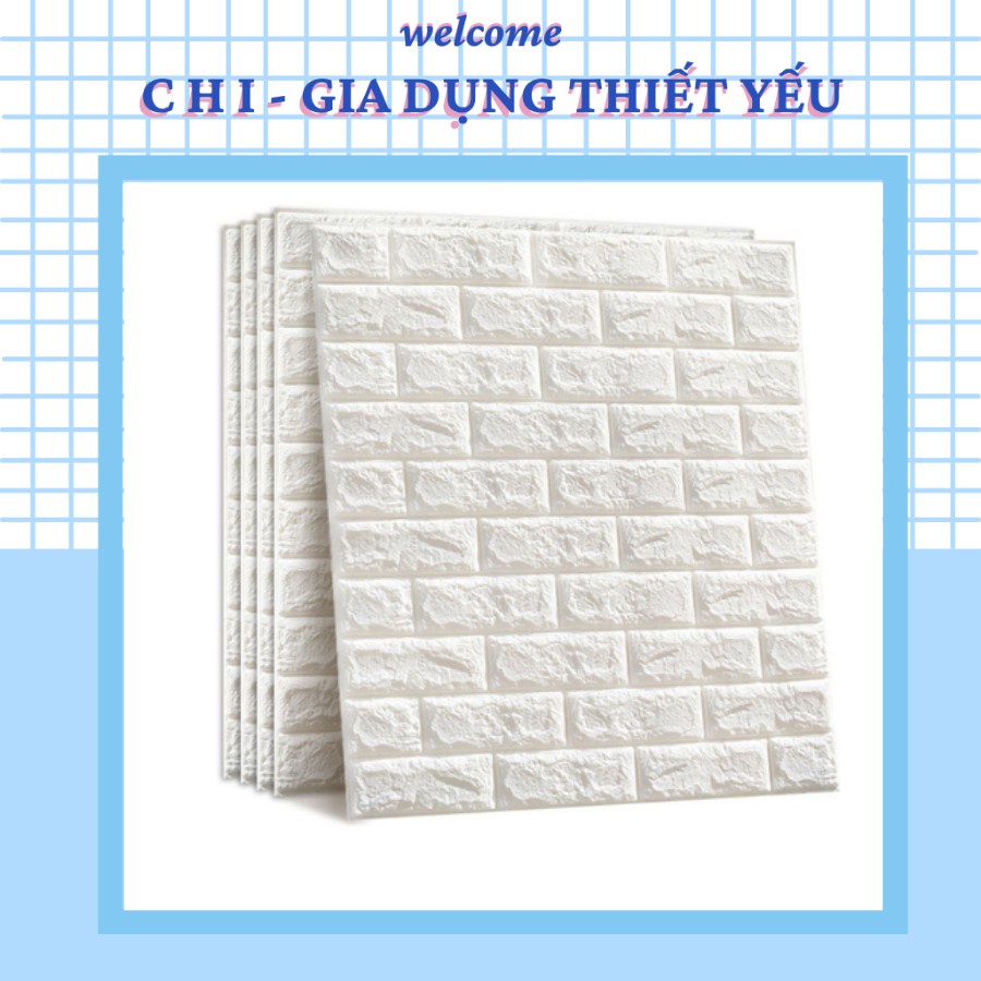 [FREESHIP] [BAO DÍNH, 1 ĐỔI 1, MẪU MỚI NHẤT] Xốp dán tường giả gạch 3D - Khổ lớn 70x77cm chống va đập bền hình ảnh đẹp | BigBuy360 - bigbuy360.vn