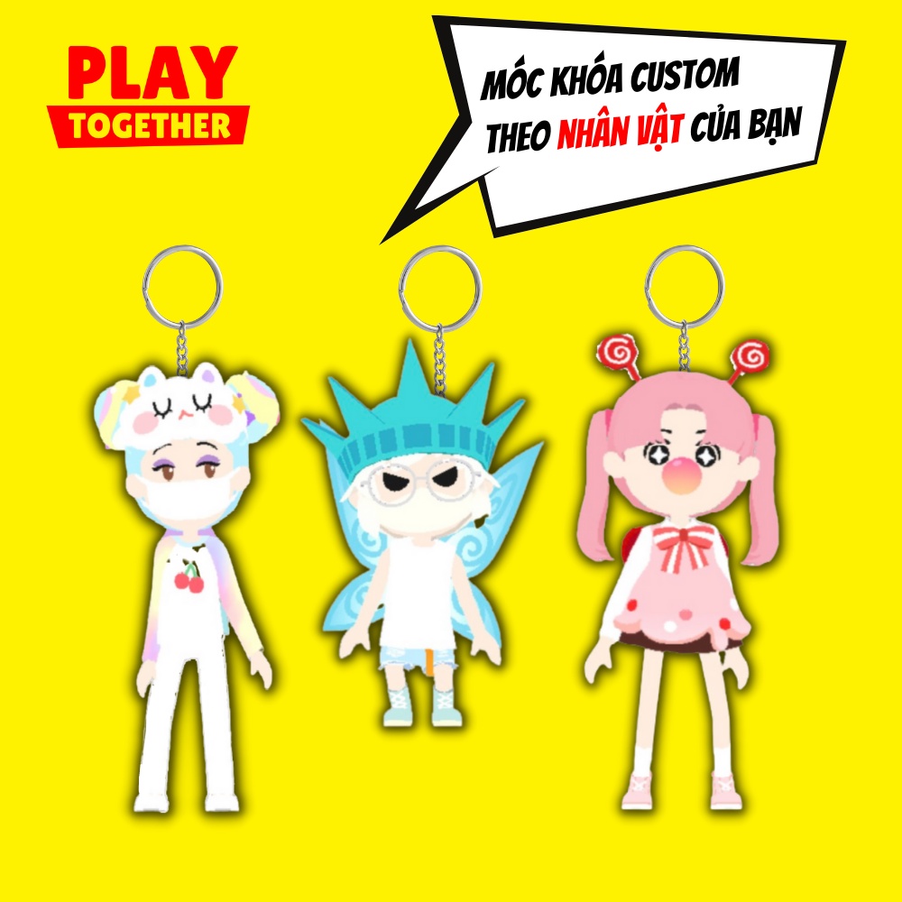 Móc Khóa Game Play Together - Custom Nhân Vật Trong Game Theo Yêu Cầu |  Shopee Việt Nam