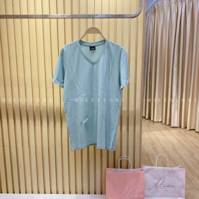 Áo Thun Nữ cổ tim trơn chất thun cotton mềm mịn thoáng mát phom suông vừa bảng màu ngọt xinh xắn