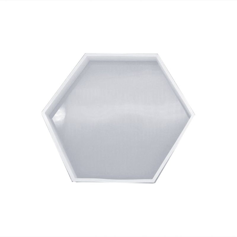 Khuôn silicone làm trang sức thủ công hình lục giác/ trái tim