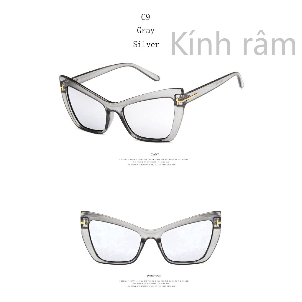 Kính mát mắt mèo phong cách cổ điển 2019