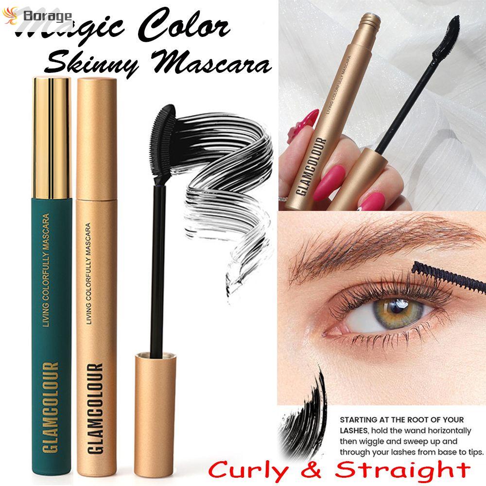 [Hàng mới về] Mascara BORAGE sợi tơ chống thấm nước chuốt mi cong dài dày thời trang
