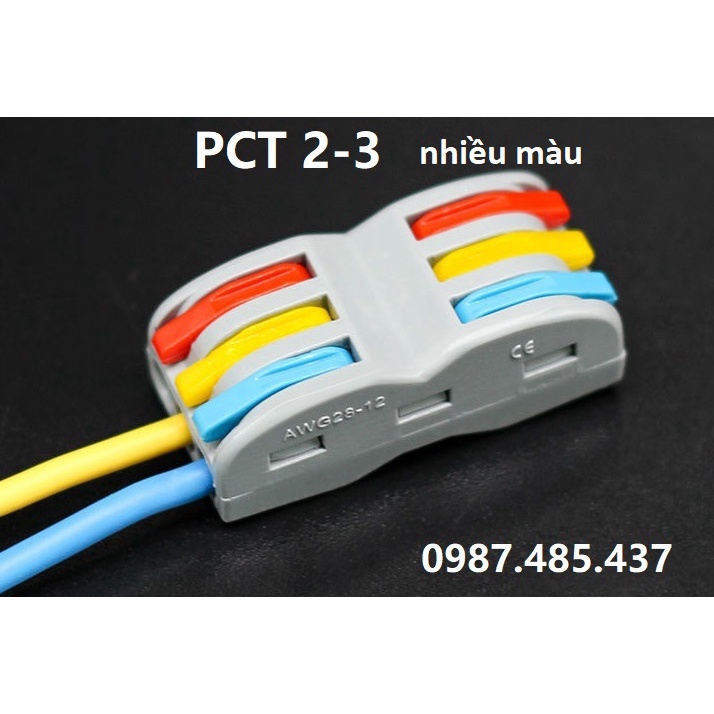 Đầu nối nhanh dây điện PCT212, 213, 214, 215 PCT2-2, PCT2-3