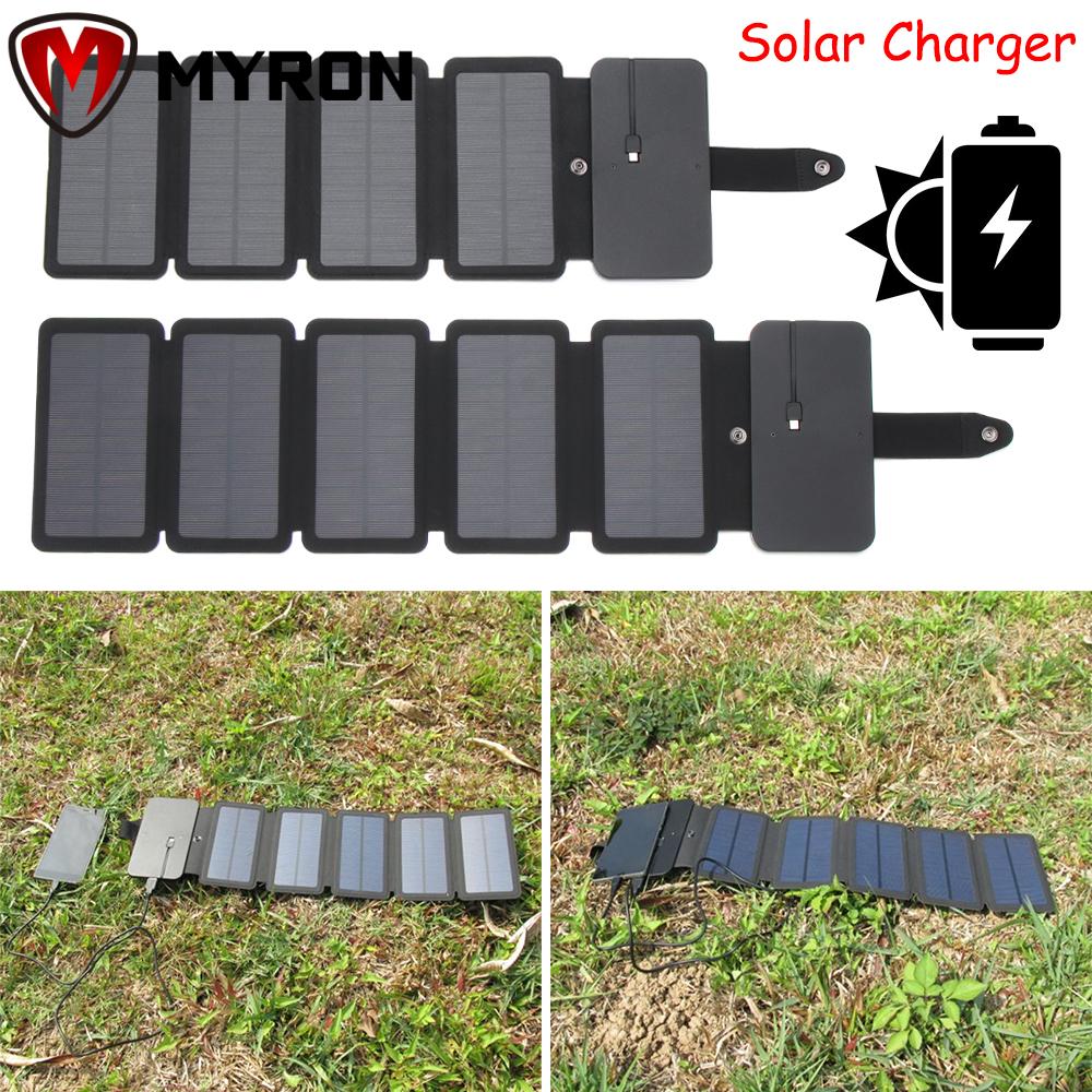 Tấm Sạc Pin Năng Lượng Mặt Trời 9w Có Thể Gấp Gọn Tiện Dụng