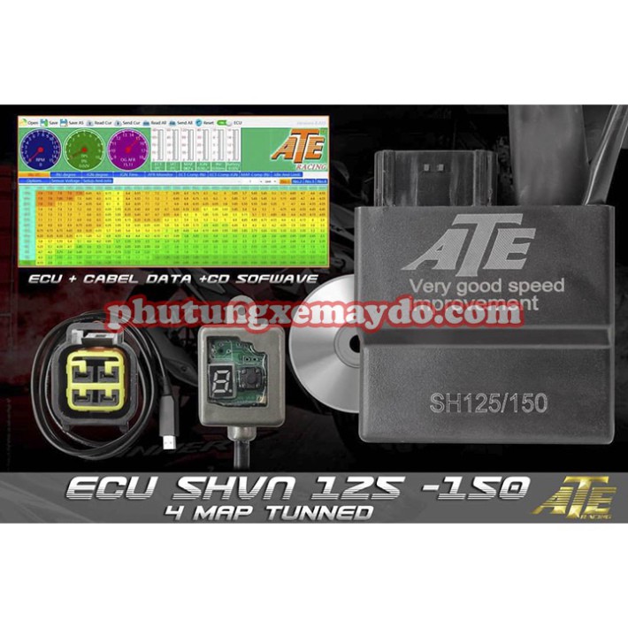 ECU EXCITER 150 V3 MỞ MAX TUA CANH CHỈNH TRÊN MÁY TÍNH BẢO HÀNH 3 THÁNG [BAO ĐỔI TRẢ NẾU HÀNG LỔI]