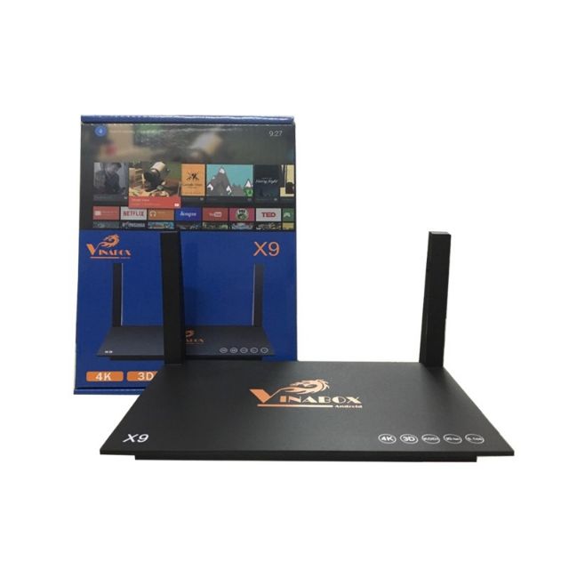Vinabox X9 Phiên bản Android TV 2019 RAM 2GB ROM 8GB Hàng chính hãng