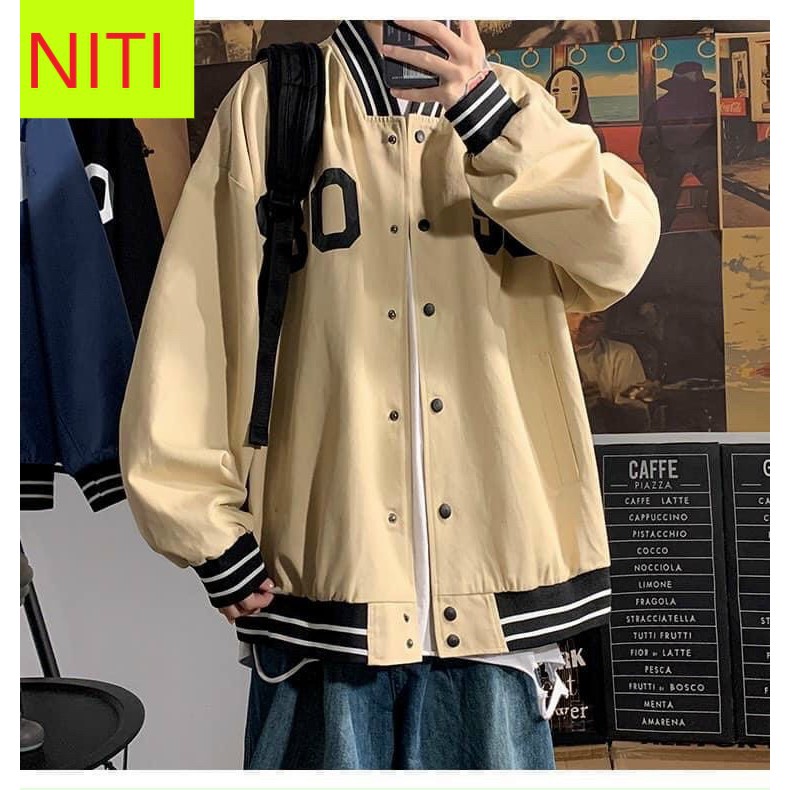 [ ÂM THẦM ] ÁO KHOÁC DÙ NAM NỮ UNISEX KIỂU BOMBER VIỀN CỔ 90 MÀU BE, MÀU ĐEN CAO CẤP NITI ĐỦ SIZE M, L, XL FORM RỘNG