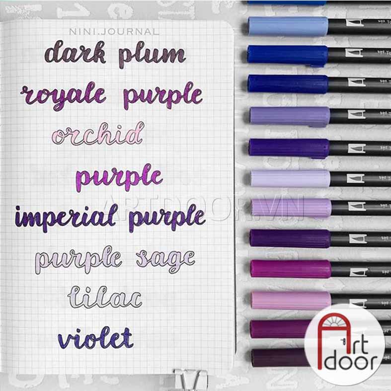 [ARTDOOR] Bút màu đầu cọ TOMBOW ABT Dual Brush siêu mượt (số 603~993)