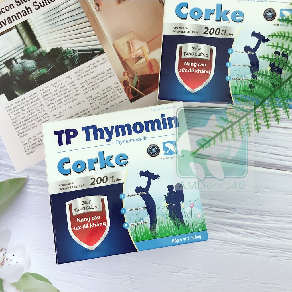 TP Thymomin Corke - Giúp tăng cường, nâng cao sức đề kháng