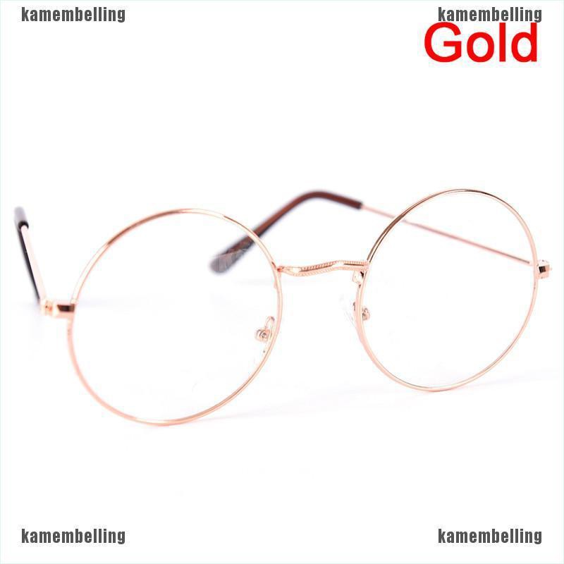 Mắt Kính Gọng Tròn Bằng Kim Loại Phong Cách Cổ Điển Sang Trọng Dành Cho Nam Nữ