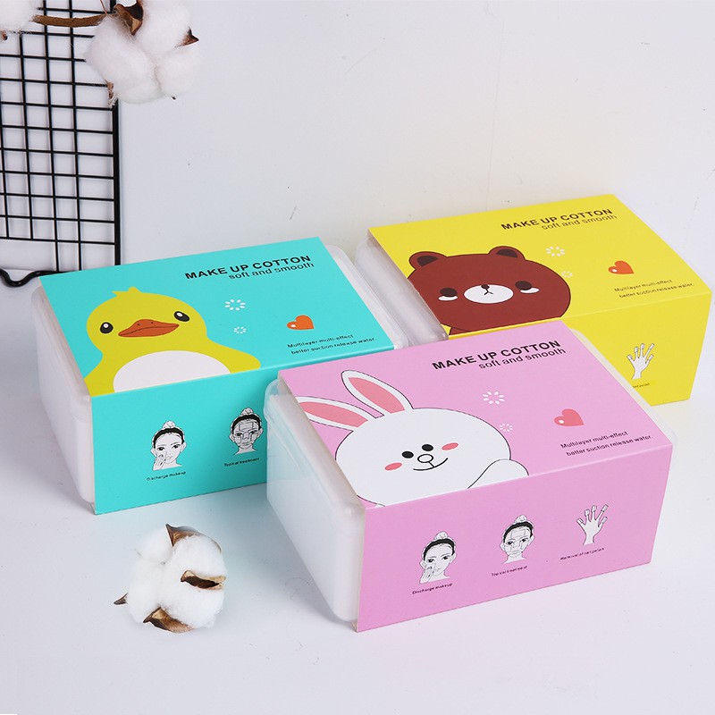 Bông Tẩy Trang Trang Điểm Nhiều Lớp 100% cotton Dai Mịn Nâng Niu Da