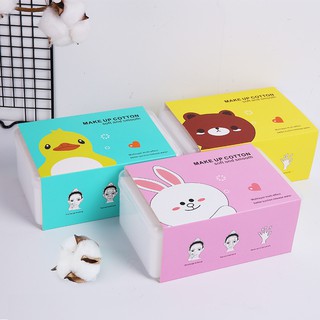 (Hộp 1080 miếng) Bông Tẩy Trang Trang Điểm Nhiều Lớp 100% cotton Dai Mịn Nâng Niu Da