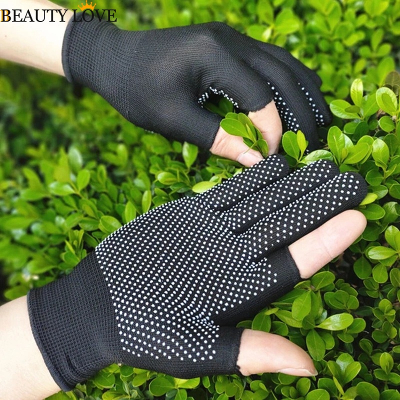 Găng Tay Lái Xe Nửa Ngón Chống Trượt Thoáng Khí Cho Nam Nữ