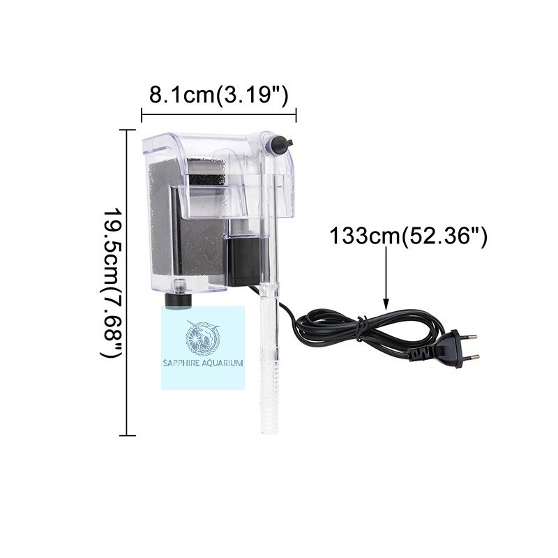 Lọc Thác Bể Cá Trong Suốt M06