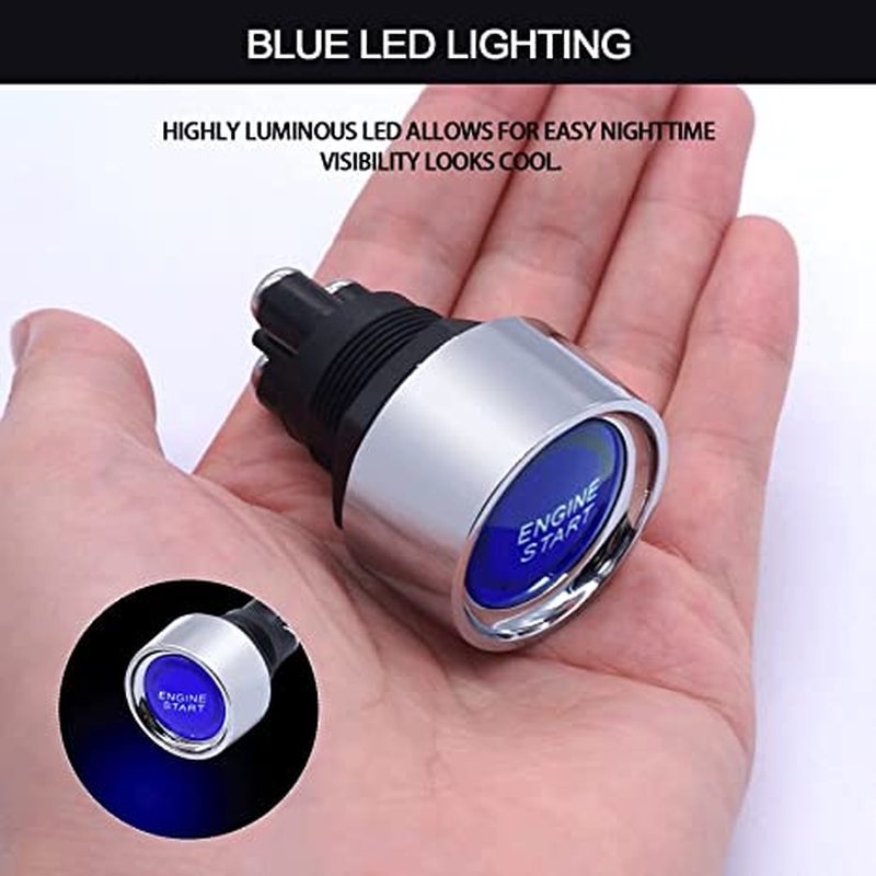 Công Tắc Khởi Động Xe Hơi Có Đèn LED 12V 50A