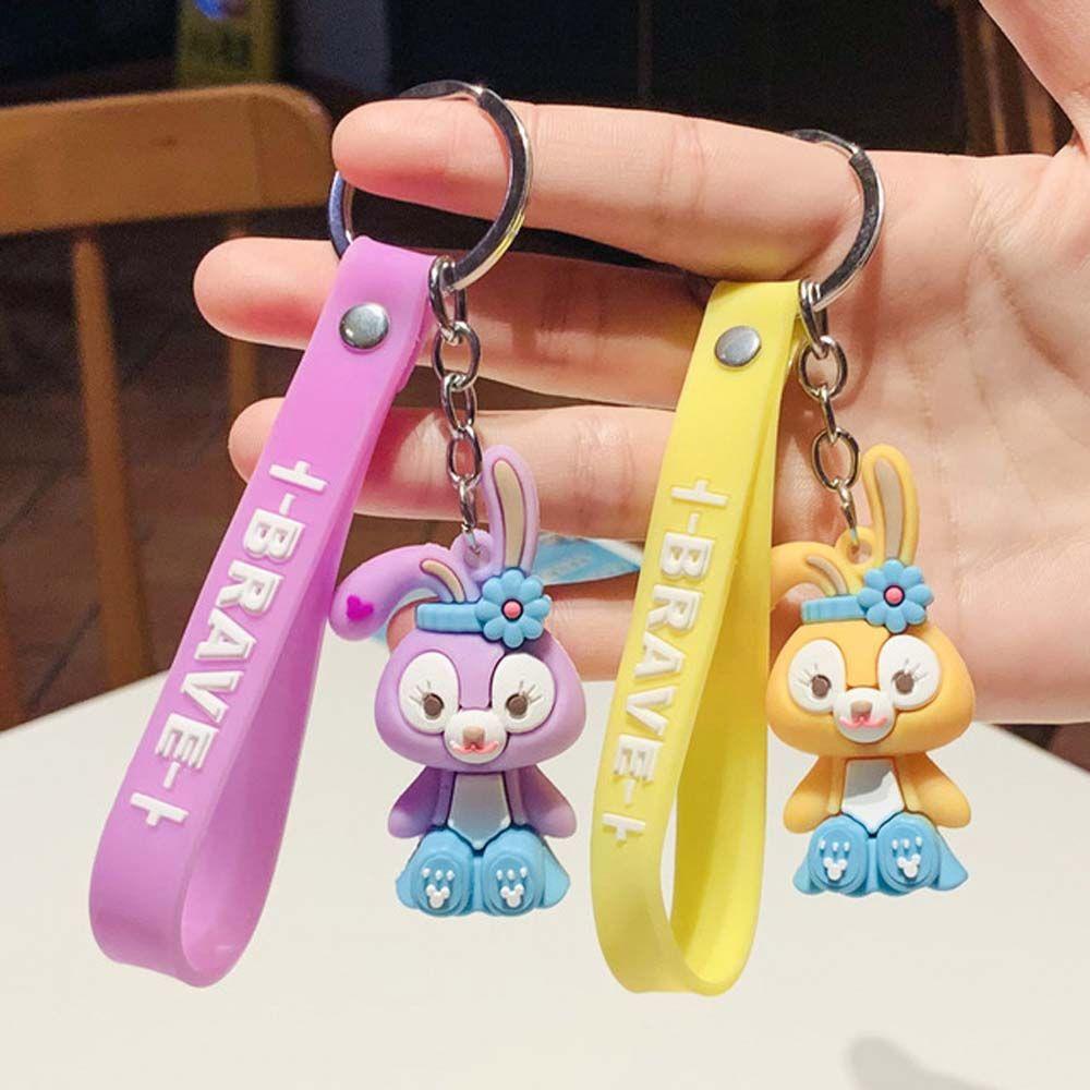 REBUY1 Móc Khóa Hình Động Vật Hoạt Hình Đáng Yêu
