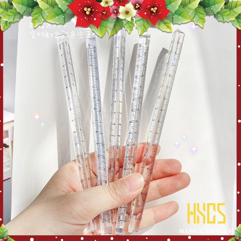 THƯỚC KẺ DÀI Hình Tam Giác 15cm dễ thương cho học sinh
