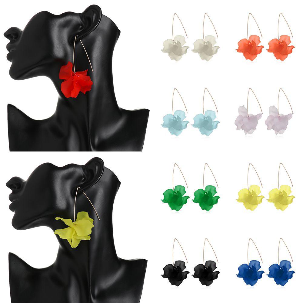 Khuyên Tai Móc Hình Hoa Phong Cách Bohemia Thời Trang Cho Nữ