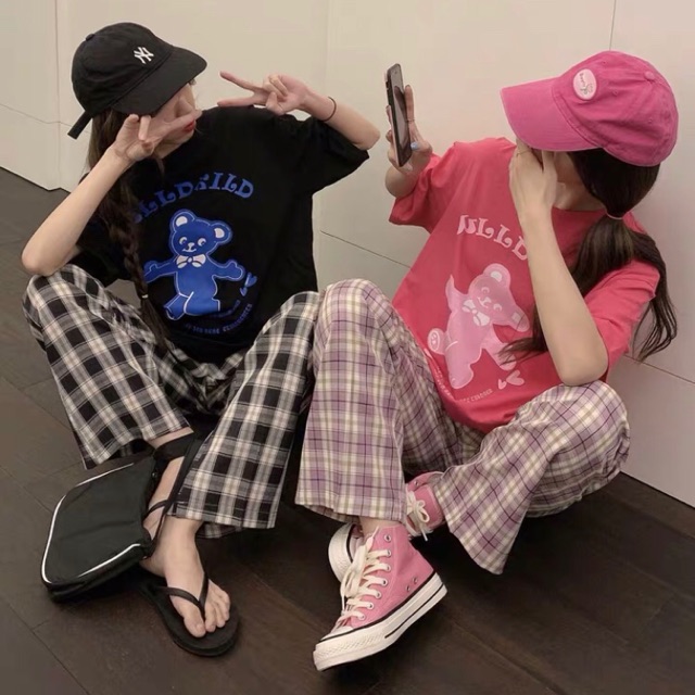QUẦN KẺ SỌC NỮ KIỂU ỐNG RỘNG ( có sẵn + đủ size )