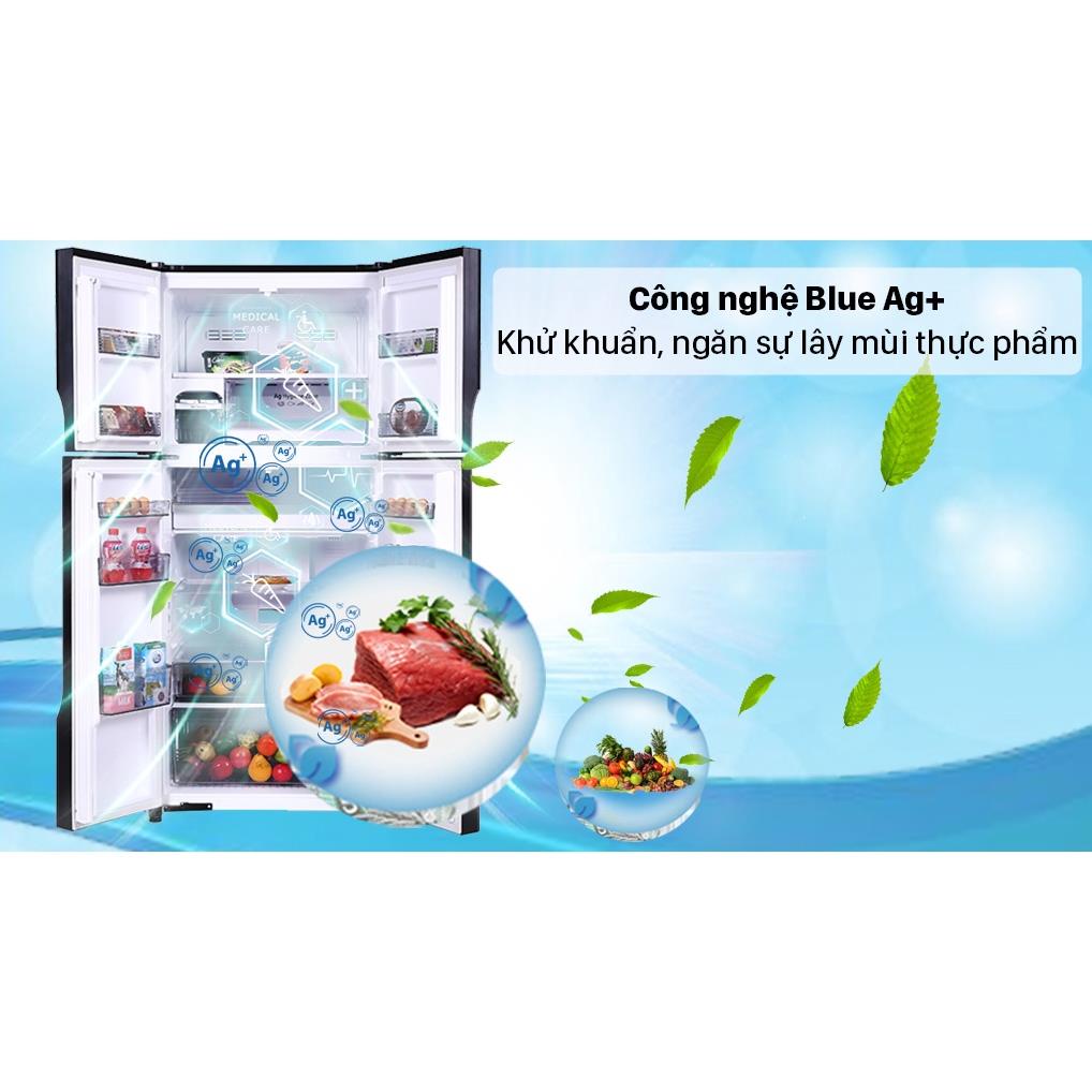 Tủ Lạnh Panasonic Inverter NR-DZ601VGKV 4 Cánh 550 Lít  - Mới 100%
