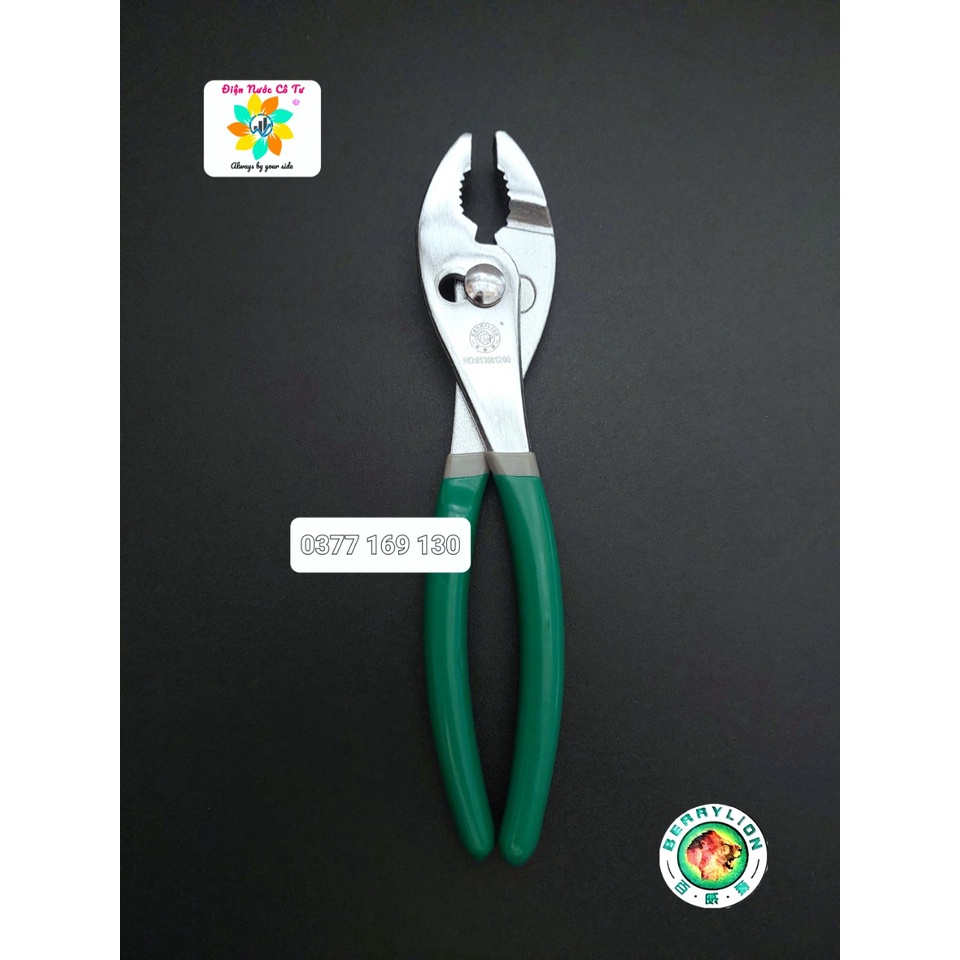 Kìm 2 Lỗ Cán Bọc Nhựa 8inch Berrylion