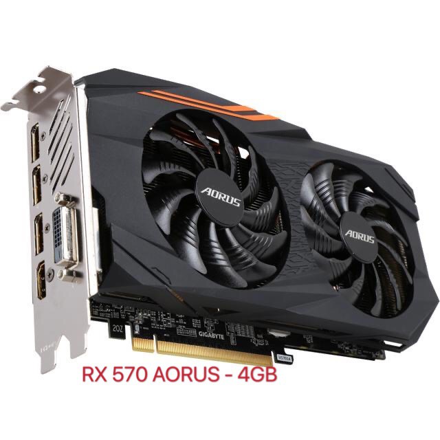 Card màn hình RX570 aorus - 4gb 95