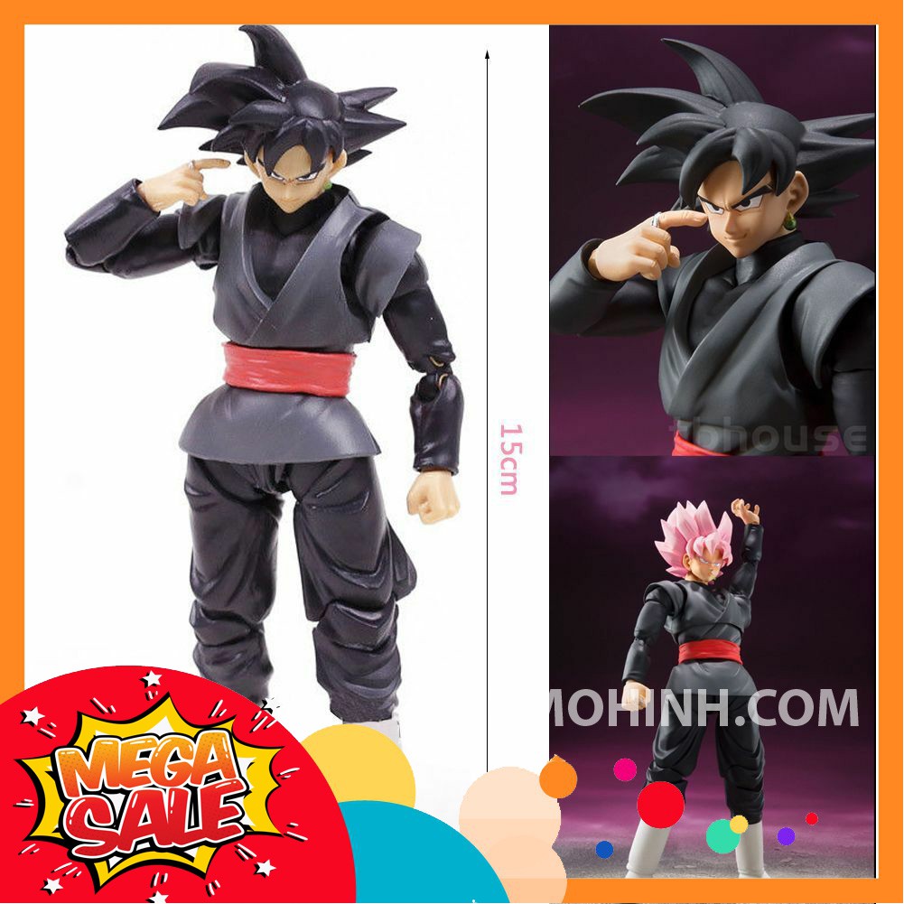 GIÁ HỦY DIỆT Mô Hình Son Goku Black Super Saiyan Rose Dragon Ball 7 Viên Ngọc Rồng SHF - S.H. Figuarts Full Box