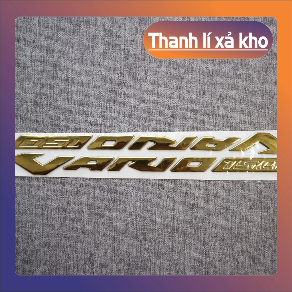 [ XẢ HẾT KHO ] Tem CHỮ DÁN XE VARIO NỔI CAO CẤP DÍNH CHẮC