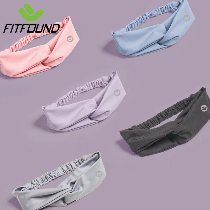 Băng Đô Thể Thao Headband Nylon Spandex Đeo Trán Thấm Chặn Mồ Hôi Bản 6 Cm
