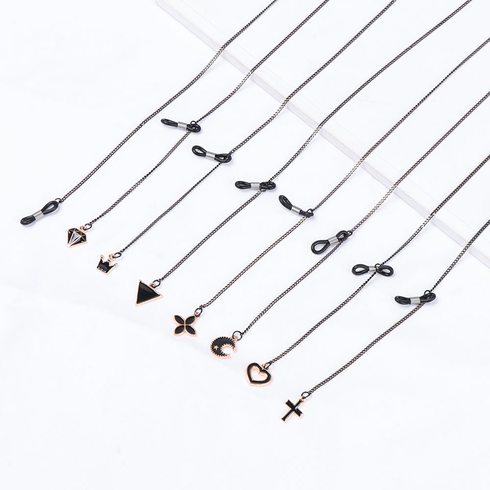 Dây đeo mắt kính màu đen chống trượt tiện lợi chất lượng cao