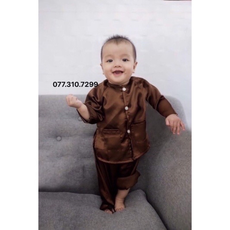 Áo bà ba cho bé trai bé gái  chất lụa mát