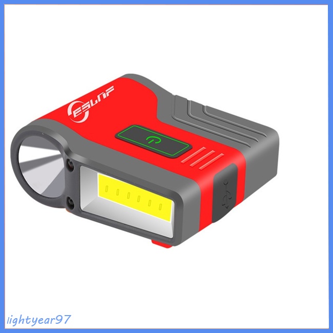 Đèn Led Đeo Đầu Sạc Usb Chống Thấm Nước Có Kẹp Gắn Mũ Lưỡi Trai Dùng Khi Đi Câu Cá / Cắm Trại