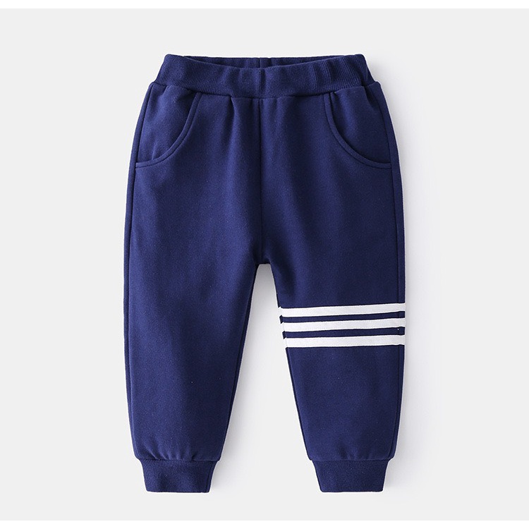 Bộ Quần Áo Bé Trai Dài Tay 3 Vạch Chất Nỉ Da Cá Cực Xinh Cho Bé Cực Xinh Từ 7 -27kg - MINKY BABY