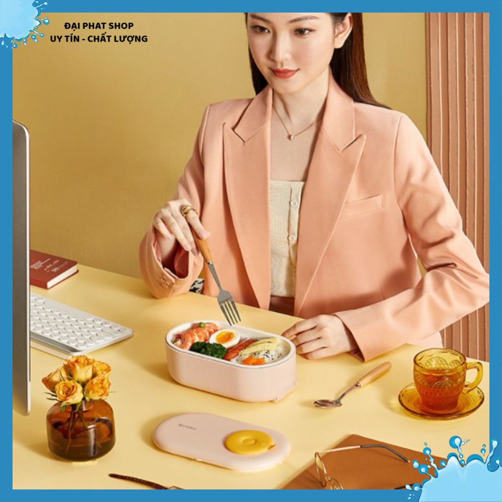 Hộp cơm cắm điện YOICE Y-BDH1, 3 ngăn, hâm nóng, giữ nhiệt cho thức ăn, dung tích 750ml | BigBuy360 - bigbuy360.vn