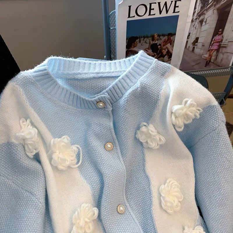 Áo Khoác Cardigan Dệt Kim Dáng Rộng Mềm Mại Phong Cách Nhật Bản Thời Trang Xuân Thu Cho Nữ