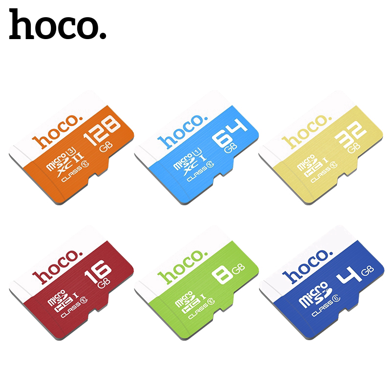 Thẻ Nhớ Micro SD Hoco Class 10 Dung Lượng 64GB 32GB 16GB 8GB 4GB - Tốc Độ Đọc 40-95Mb/s - Bảo Hành 5 Năm
