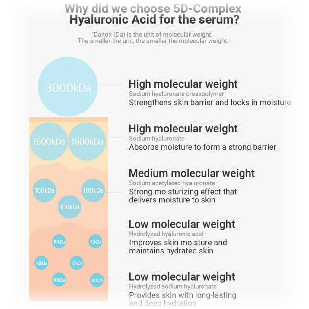 Serum Hyaluronic Acid 50ml Chăm Sóc Da Khi Lặn
