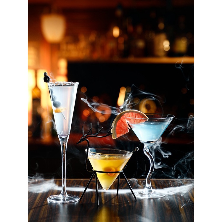 Ly Thủy Tinh Uống Rượu Cocktail Cocktail Cocktail Phong Cách Retro Sáng Tạo Thủy Tinh Trong Suốt
