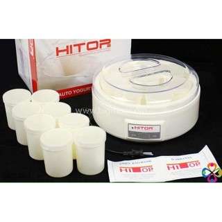 Sale còn 180k Máy làm sữa chua 8 cốc Hitops tự động ủ sữa, chế độ hẹn giờ linh hoạt, chống khuẩn xâm nhập