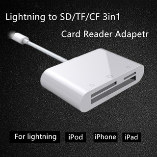 Đầu đọc thẻ nhớ SD cho iPhone XS / X / 8 Plus / 8 / 7