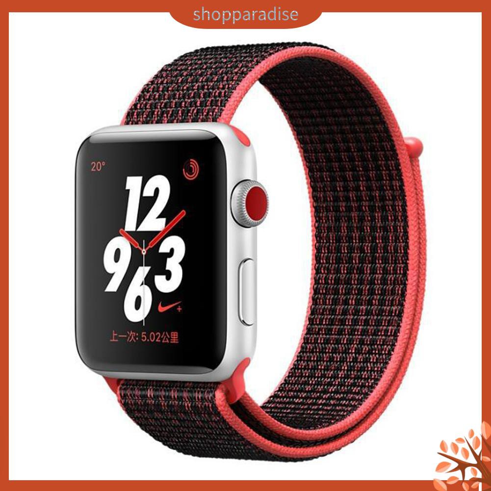 Dây Đeo Dệt Sợi Nylon Cho Đồng Hồ Thông Minh Apple Iwatch Series 1 / 2 / 3