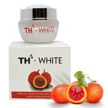 Kem TH WHITE Trắng Da - Se Khít Lỗ Chân Lông - Chống Nắng - Ngừa Lão Hóa Da Và Giữ Ẩm 12g