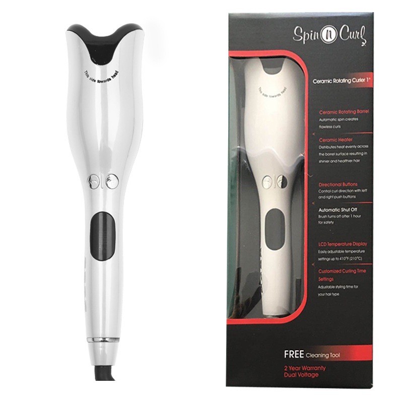 Máy Uốn Xoăn Tóc Xoay Tự Động 360 Độ Lõi Gốm Keratin Cao Cấp Công Nghệ Hoa Kỳ Tiêu Chuẩn Châu Âu Bảo Hành 6 Tháng