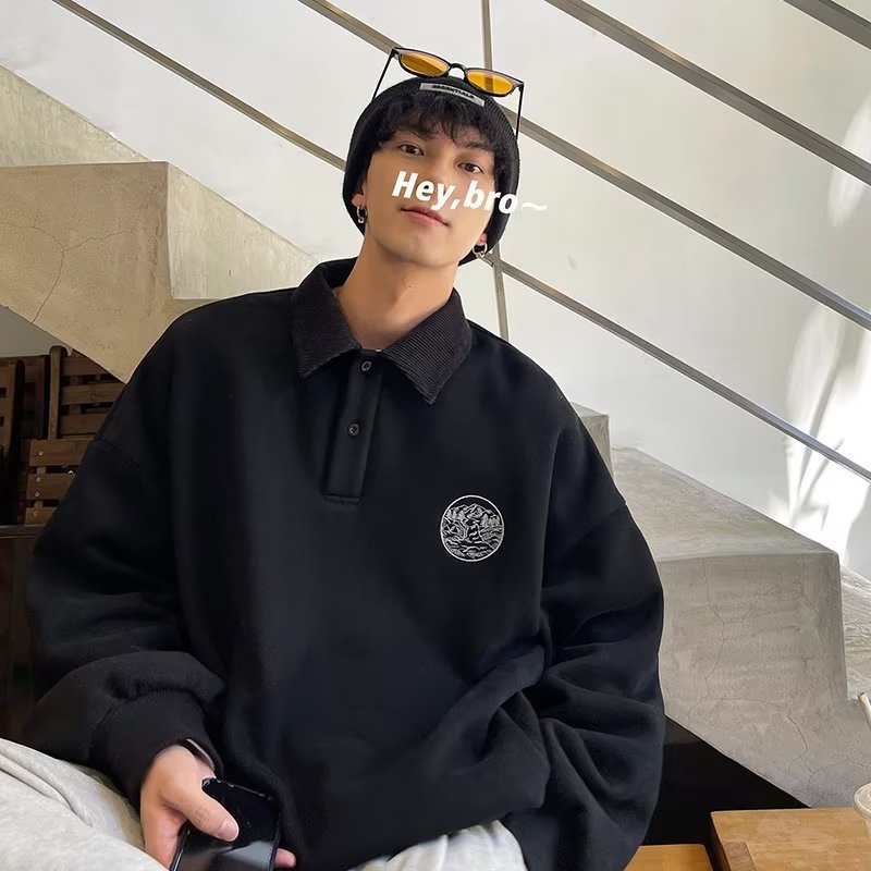 Áo Nỉ Dài Tay Form Rộng Thời Trang Hàn Quốc