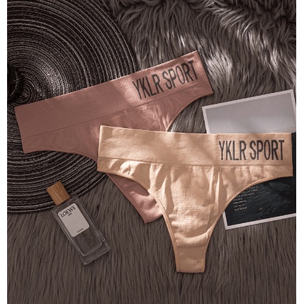 [Ảnh thật] Quần lót lọt khe nữ YKLR Sports chất liệu Cotton sexy M3