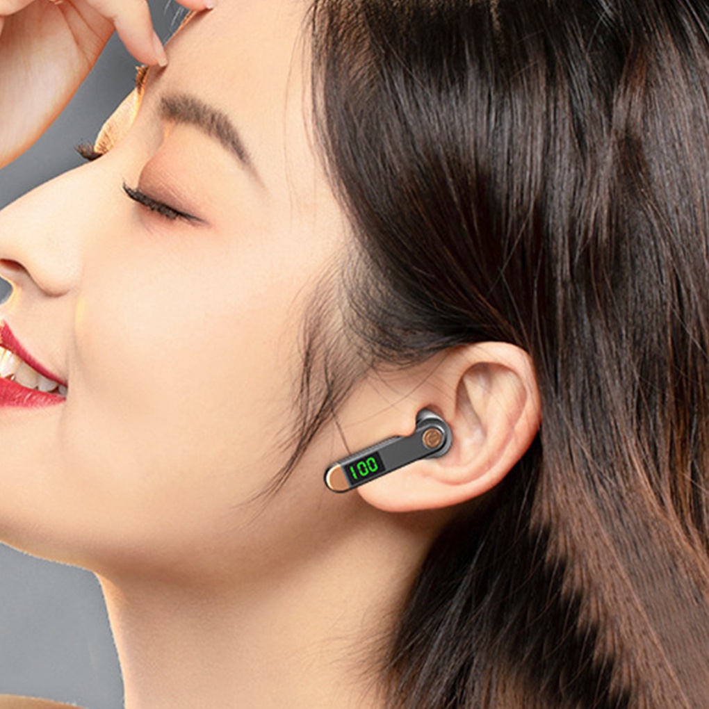 *Bluetooth-Compatible 5 2 *Earbud Wireless Sports Cordless Rechargeable *Earphone [with Microphone]ELEN