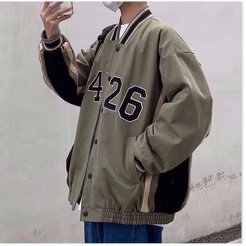 ÁO KHOÁC BOMBER NAM, ÁO KHOÁC GIÓ BÓNG CHÀY PHỐI CHỮ SỐ VIỀN CỔ PHONG CÁCH THỜI TRANG CÁ TÍNH SÀNH ĐIỆU | BigBuy360 - bigbuy360.vn