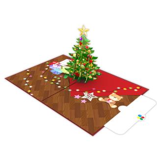 Thiệp 3D pop up Cây thông giáng sinh