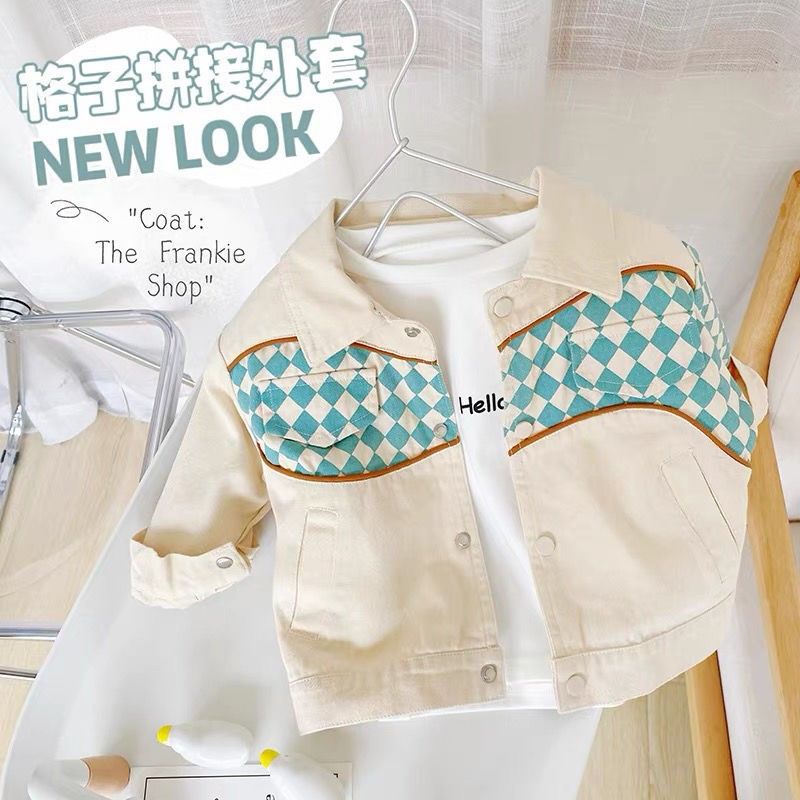 Áo Khoác Denim Mỏng Thời Trang Xuân Thu Cho Bé Trai