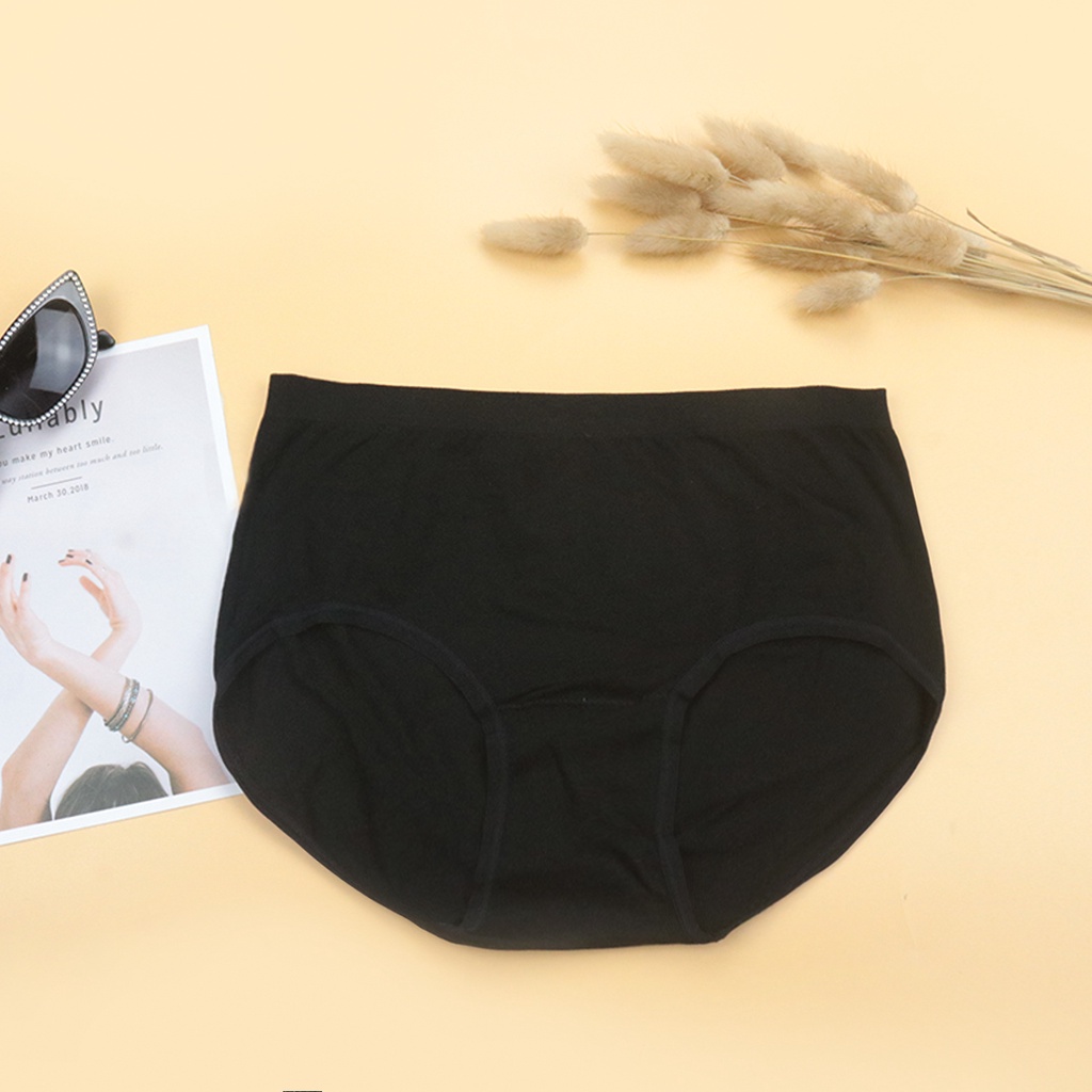 Quần lót nữ cạp cao gen bụng Luperi LUQL766 thiết kế không lằn mông kháng khuẩn khử mùi